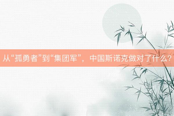 从“孤勇者”到“集团军”，中国斯诺克做对了什么？