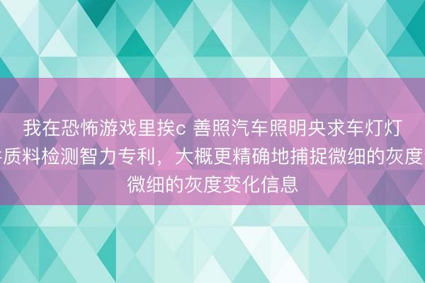 我在恐怖游戏里挨c 善照汽车照明央求车灯灯罩注塑件质料检测智力专利,大概更精确地捕捉微细的灰度变化信息